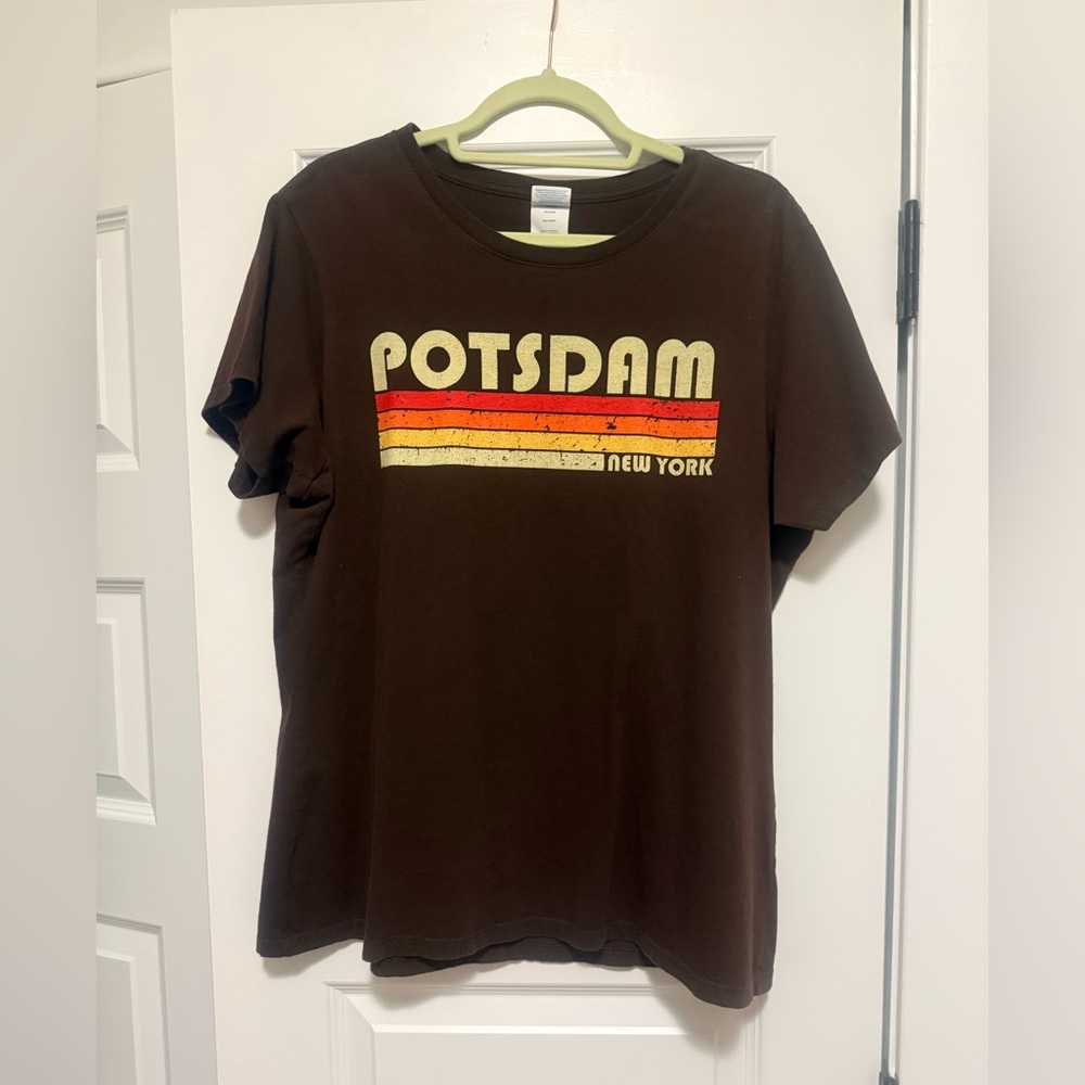 Brown Potsdam New York Graphic T-Shirt